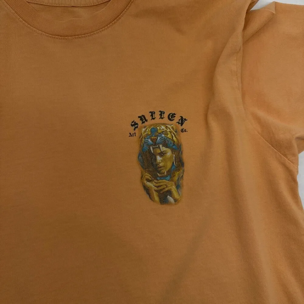 Sullen Art Collective Jades Short Sleeve T Shirt Tangerine Size Medium Men’s - Picture 2 of 10